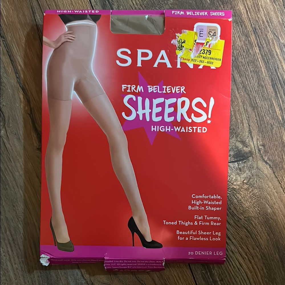 Spanx Firm Believer Sheers High-Waisted Tights